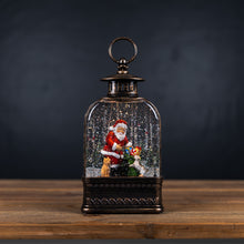 Load image into Gallery viewer, Santa &amp; Dog Snow Globe
