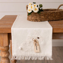 Load image into Gallery viewer, Cream Rabbit Table Runner
