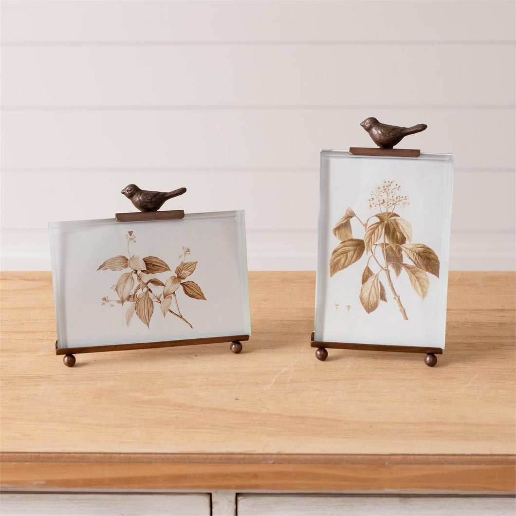 Botanical Bird Photo Frame