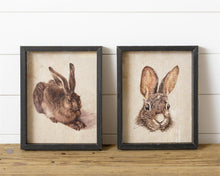 Load image into Gallery viewer, Framed Bunny Print
