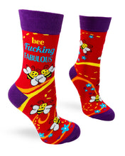 Load image into Gallery viewer, Bee F..ing Fabulous Ladie&#39;s Socks
