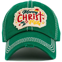 Load image into Gallery viewer, Merry Christmas Vintage Ballcap
