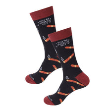 Load image into Gallery viewer, You're Smoking Hot Cigar Socks
