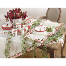 Load image into Gallery viewer, Candy Cane Candy Table Runner

