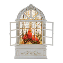 Load image into Gallery viewer, Cardinal Family Snow Globe
