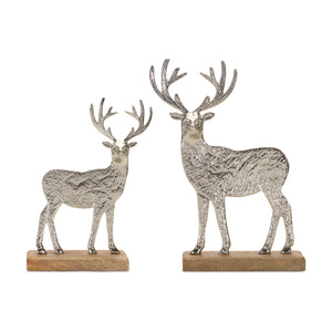 Silver Deer on Base