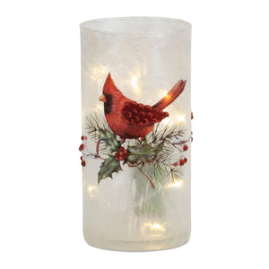 Cardinal Candle Holder