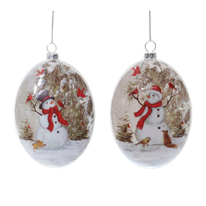 Playful Snowman Ornament