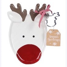 Load image into Gallery viewer, Rudolph Platter and Cookie Cutter
