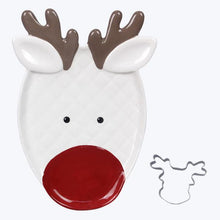 Load image into Gallery viewer, Rudolph Platter and Cookie Cutter

