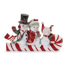 Load image into Gallery viewer, Candy Cane Snow Family
