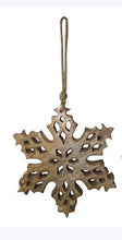 Load image into Gallery viewer, Wood Snowflake Ornament
