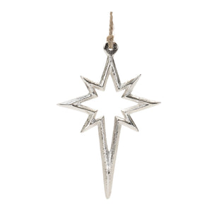 Silver Star Ornament