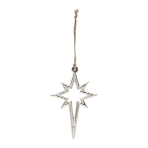 Silver Star Ornament