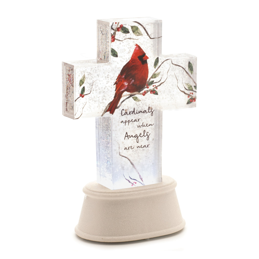 Cardinal Lighted Cross