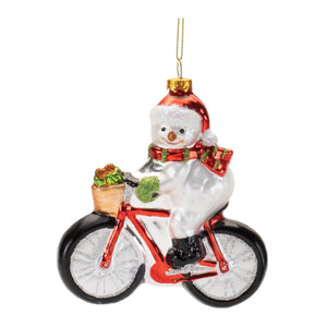 Snowman Bike Ornament