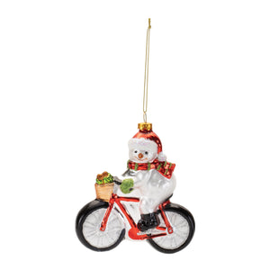 Snowman Bike Ornament