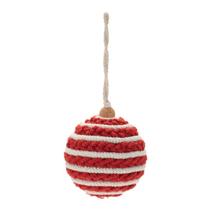 Ball Faux Yarn Ornament