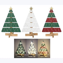 Load image into Gallery viewer, Wood Christmas Tree Light Up
