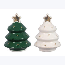 Load image into Gallery viewer, Christmas Tree Salt &amp; Pepper Shakers
