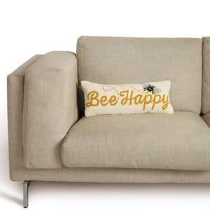 Bee Happy Hook Pillow