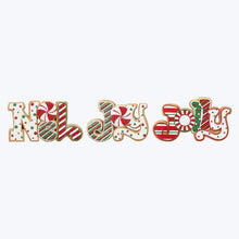 Load image into Gallery viewer, Gingerbread Bubble Christmas Words
