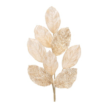 Load image into Gallery viewer, Golden Magnolia Leaf Spray
