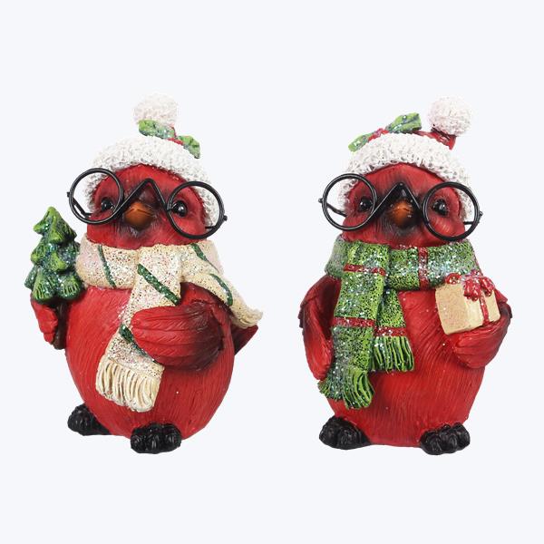 Cardinal with Glasses Figurine