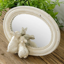 Load image into Gallery viewer, Peeking Bunny Mirror
