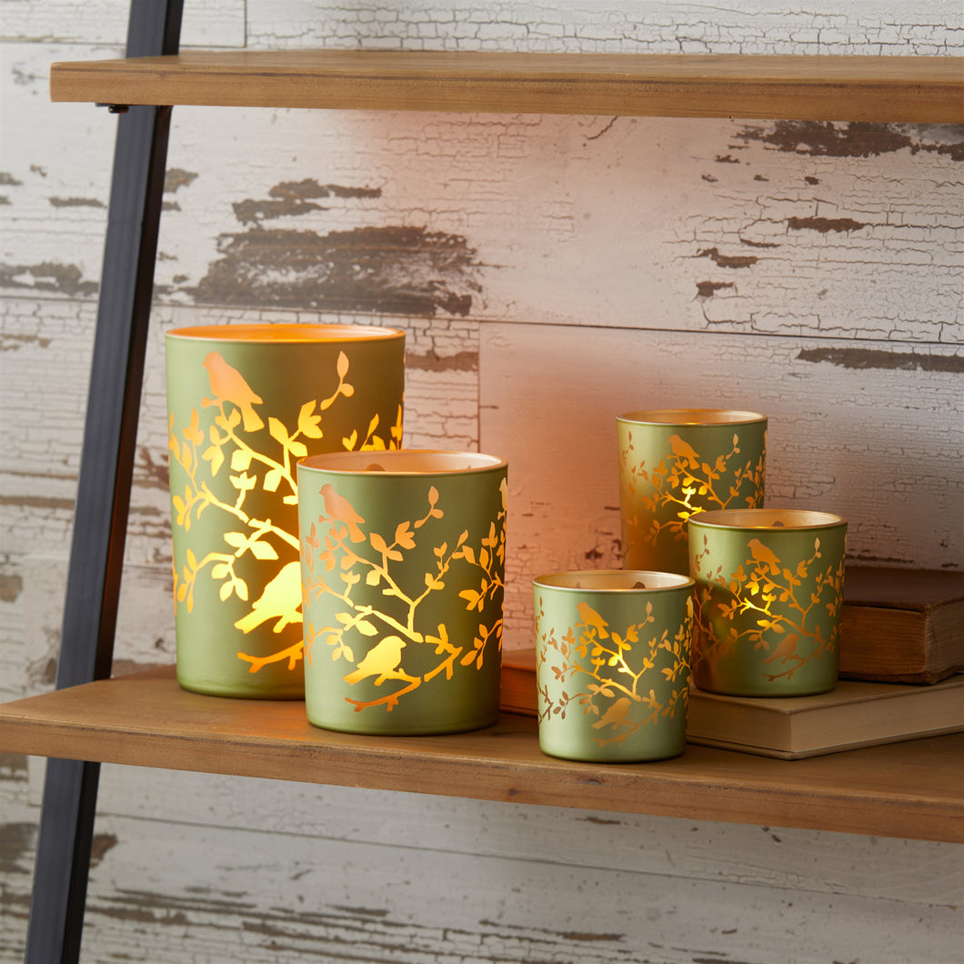 Elegant Bird Votive