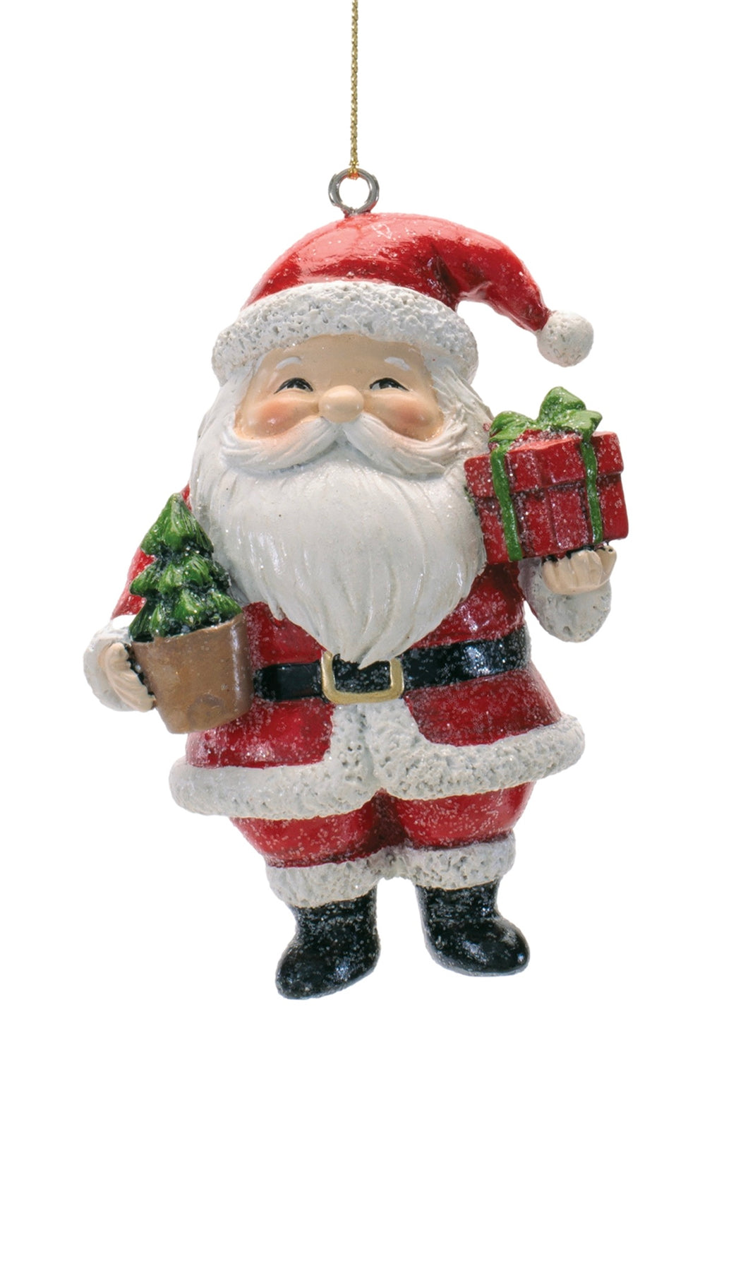 Merry Santa Ornament
