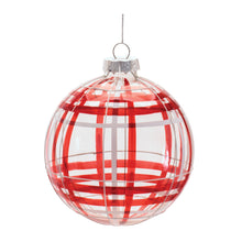 Load image into Gallery viewer, Red Plaid Ornament
