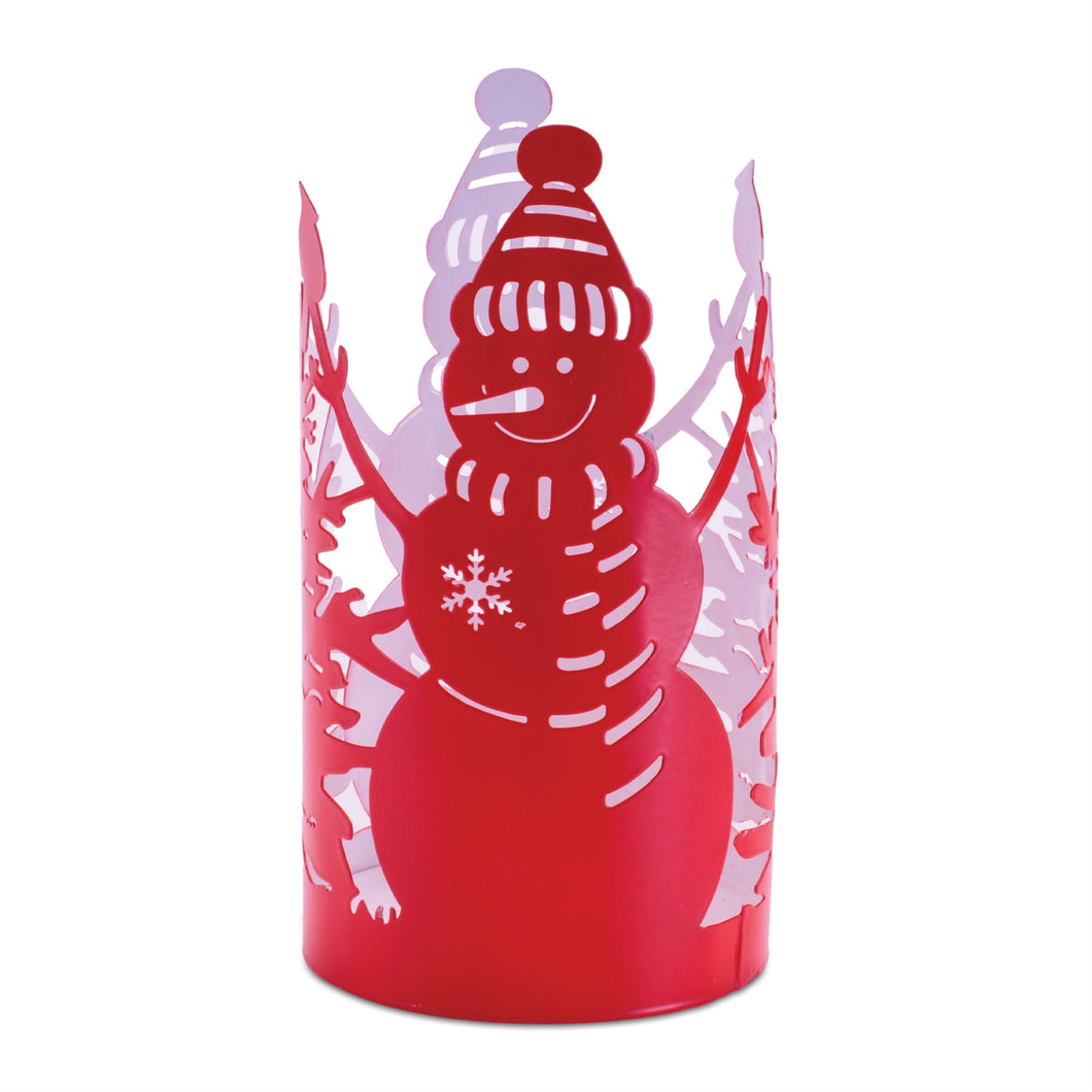 Snowman Candle Holder