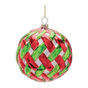 Christmas Plaid Ornament