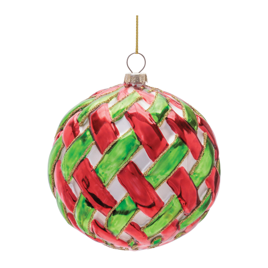 Christmas Plaid Ornament