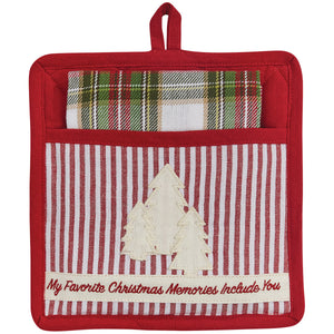 Tree Potholder and Towel