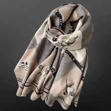 Load image into Gallery viewer, Equestrian Diamond Scarf
