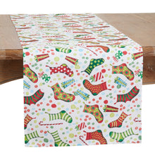 Load image into Gallery viewer, Christmas Stocking Table Runner
