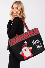 Load image into Gallery viewer, HoHoHo Felt Tote Bag
