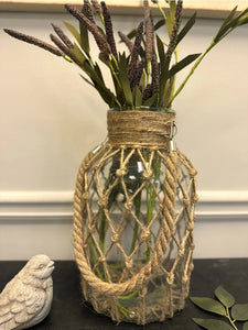 Hand Woven Glass Vase