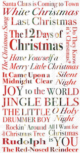 Christmas Songs Guest Napkins