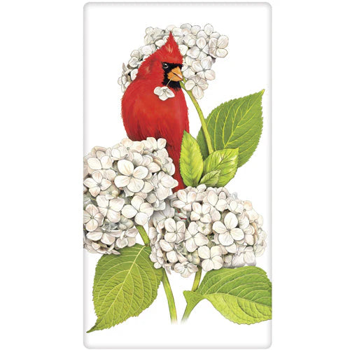 Cardinal Hydrangea Towel