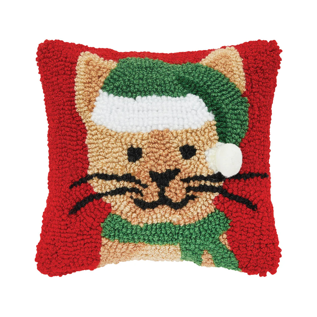 Christmas Kitty Pillow