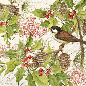 Chickadee Cocktail Napkins