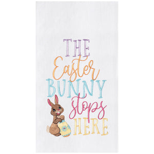 Bunny Stop Here Towel