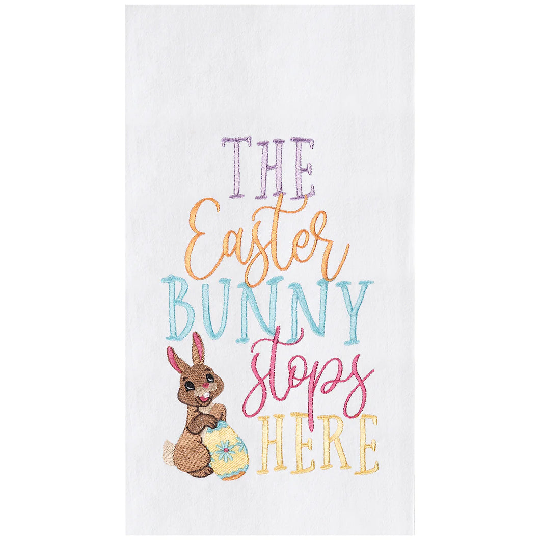 Bunny Stop Here Towel