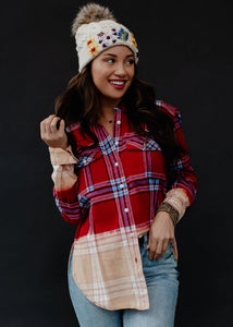 Saving The Day Flannel Top