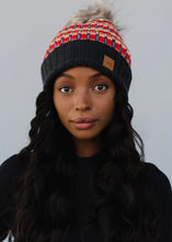 Load image into Gallery viewer, Multicolored Charcoal Patterned Hat
