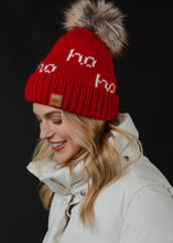 Load image into Gallery viewer, Ho Ho Ho Pom Hat
