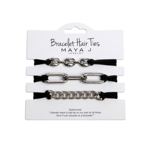 Bracelet/Hair Ties Briana Silver